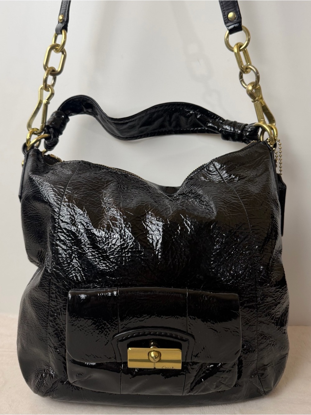Coach Kristin Crinkle Convertible Hobo Bag